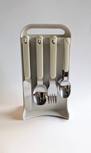 Vintage Space Age Hanging Cutlery Set